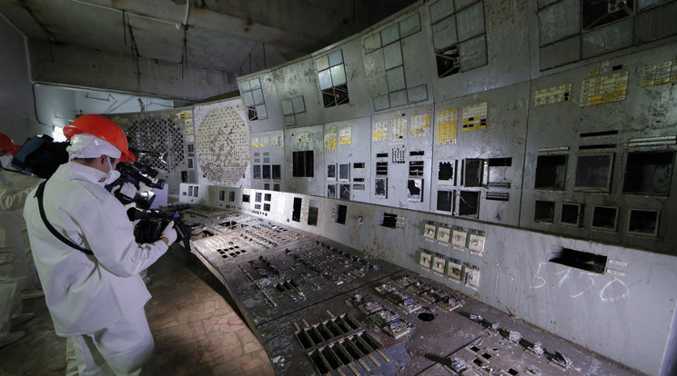 A csernobili atomerőmű / Fotó: MTI-EPA-Szerhij Dolzsenko 
