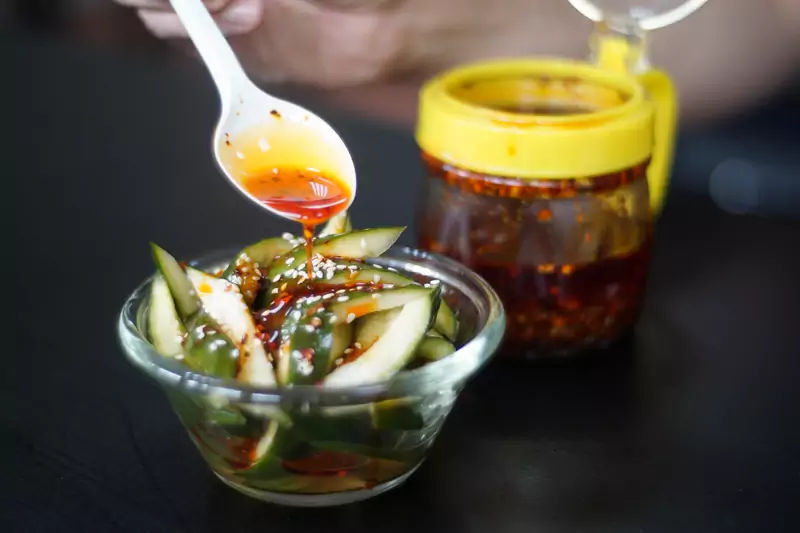 Harbińskie Pierożki - ogórki i kimchi