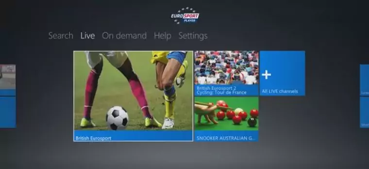 Xbox Live na sportowo dzięki Eurosport Player