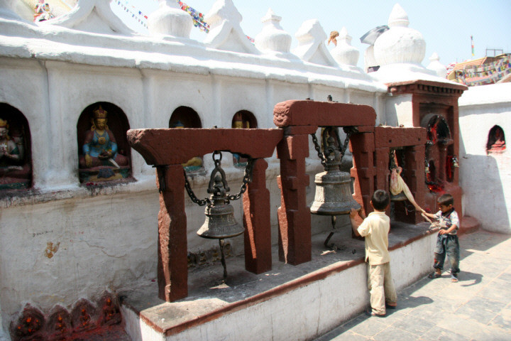 Nepal - Kathmandu, wszystkowidzące oczy Buddy