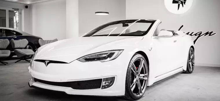 Tesla Model S w wersji cabrio stworzona przez Włochów – wygląda dobrze