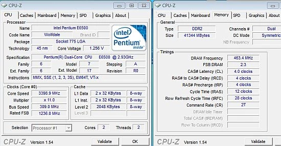 Pokręcony Intel Pentium E6500