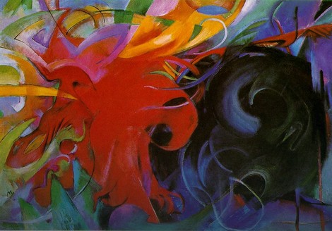 Franc Mark, Borba oblika, 1914.