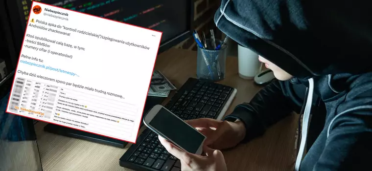 Polska aplikacja szpiegująca zhakowana. Wyciek danych na ogromną skalę