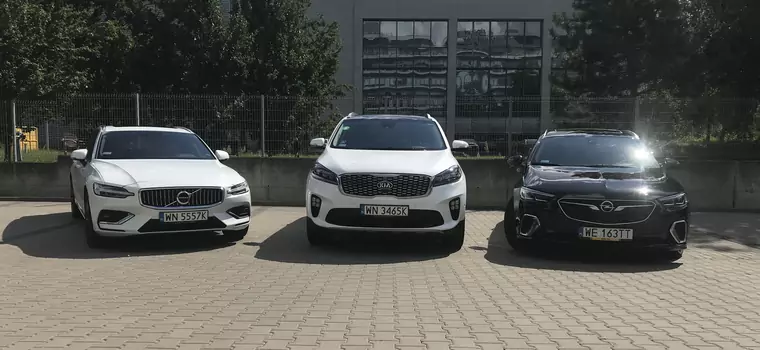 Auta Bez Ściemy - Kia Sorento GT Line kontra Opel Insignia GSi i Volvo V60 T6