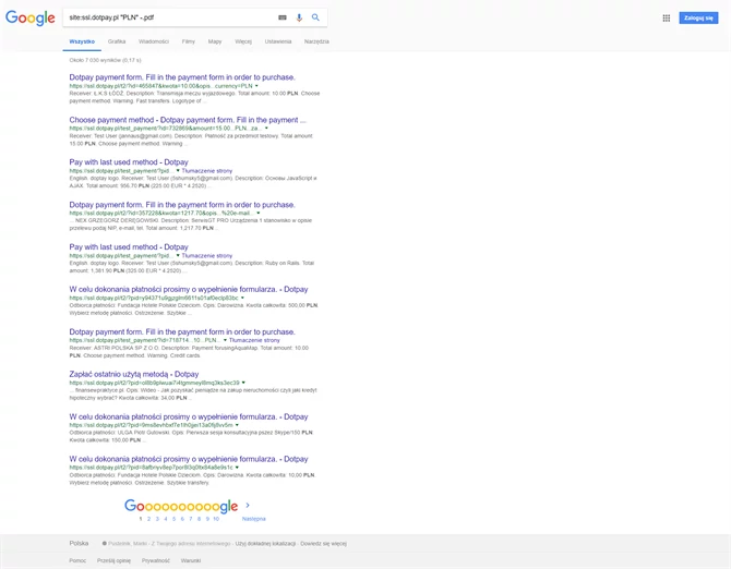 W sieci nadal można znaleźć odnośniki do płatności DotPay