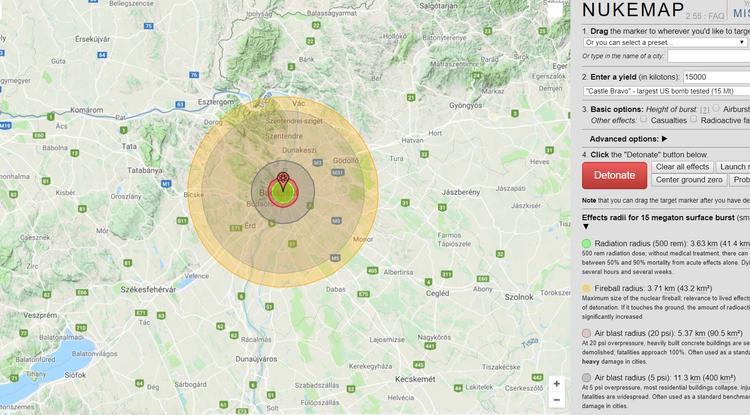 Budapest atombomba