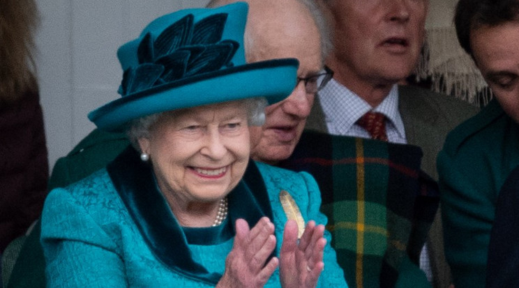 Erzsébet királynő remekül mulatott /Fotó: Profimedia