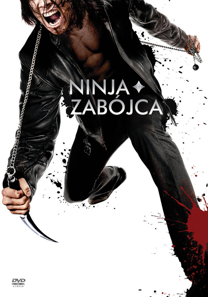 Okładka wydania DVD filmu "Ninja zabójca"