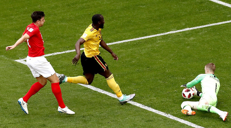 Belgium a negyedik percben megszerezte a vezetést, de a második gólra egészen a 83. percig várni kellett /Fotó: MTI/EPA/Georgi Licovszki