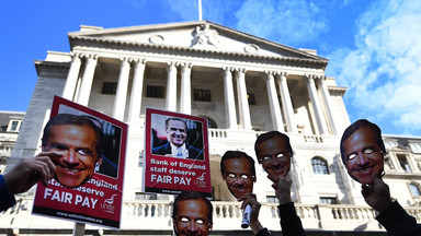 Wlk. Brytania: trwa strajk pracowników banku centralnego