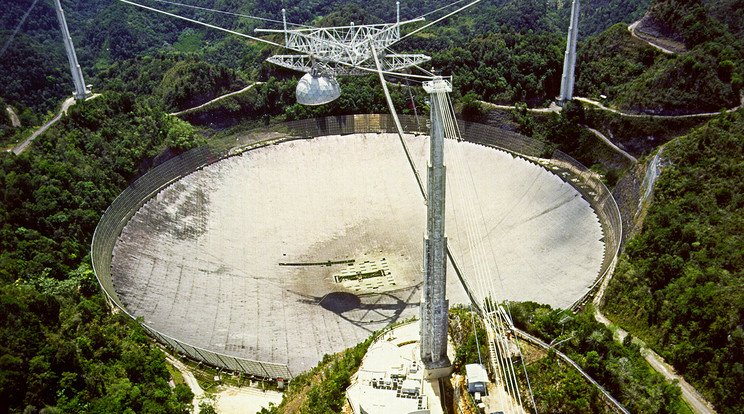 A Puerto Rico-i Arebico Obszervatórium csillagászai észlelték a jelet / Fotó: AFP
