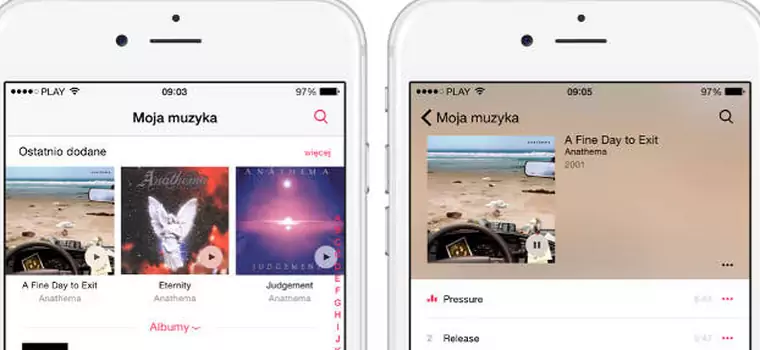 Apple odświeża aplikację Muzyka przed premierą nowej usługi do strumieniowania