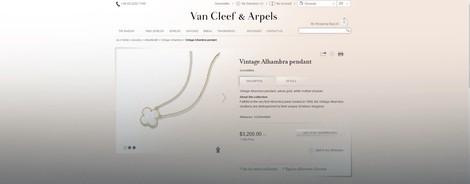 Ogrlica iz kolekcije Alhambra