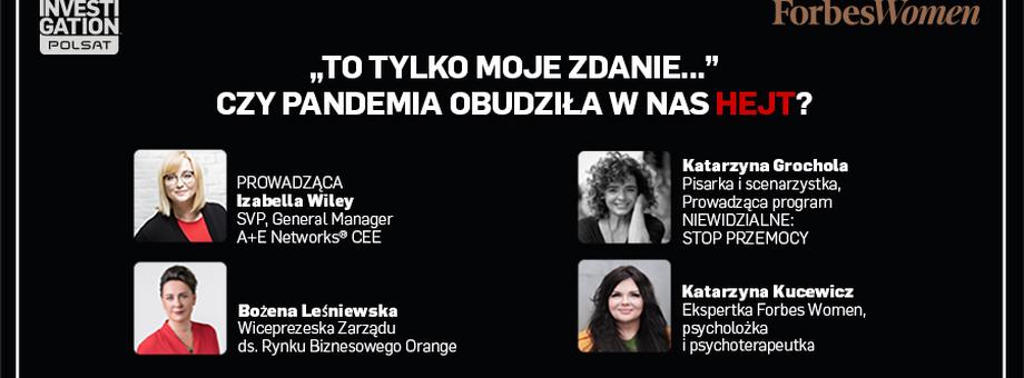 Zapraszamy do udziału w wirtualnym spotkaniu zorganizowanym przez firmę A+E Networks we współpracy z „Forbes Women” 23 lutego 2022 r. w środę o godzinie 14.00