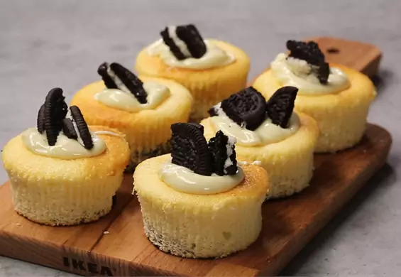 Muffiny sernikowe z Oreo