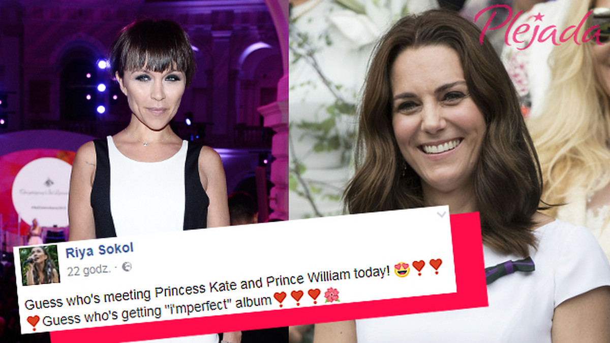Księżna Kate Middleton wciąż przebywa w Polsce. Podczas wczorajszej kolacji żona brytyjskiego następcy tronu, księcia Williama, otrzymała wiele prezentów. Wśród nich znalazł się album "I'mperfect", który nagrała Riya Sokół, znana niegdyś jako Pati Sokół.