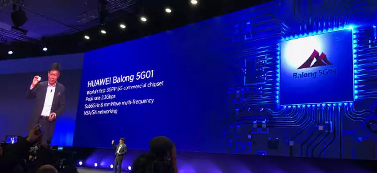 Huawei Balong 5G01 - chip z obsługą 3GPP dla sieci 5G [MWC 2018]