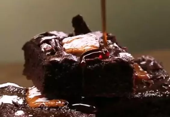 Ciasto czekoladowo-karmelowe