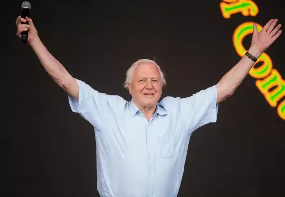 David Attenborough podziękował ze sceny Glastonbury za walkę z plastikiem