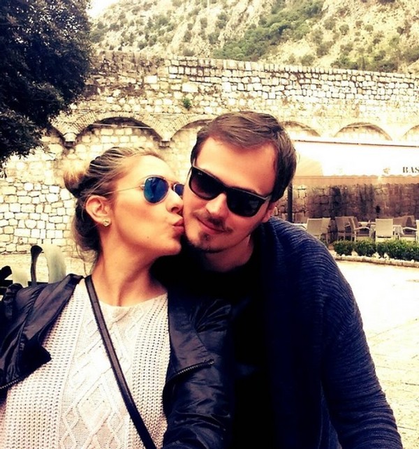 Kristina Radenković sa suprugom