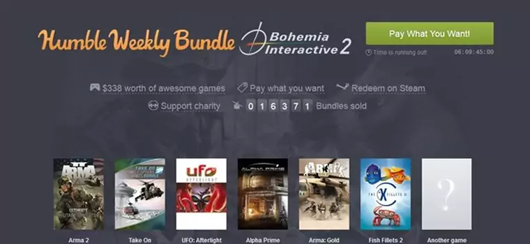 Potężne Humble Weekly Bundle od Bohemia Interactive - dużo świetnych gier do zgarnięcia za bezcen