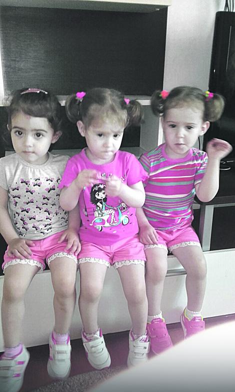 Devojčice Helena,
Sara i Danica  uskoro kreću u vrtić