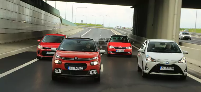 Który miejski samochód warto kupić? Kia Rio kontra Citroen C3, Skoda Fabia i Toyota Yaris