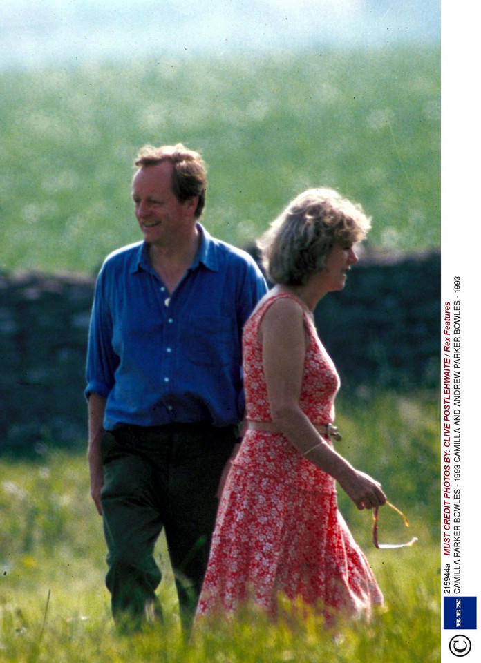 Andrew Parker Bowles i Camilla w 1993 r.