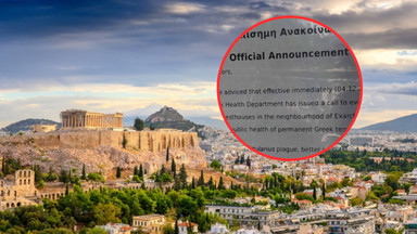 Plaga opanowała Ateny? Sprytny trik, by odstraszyć turystów