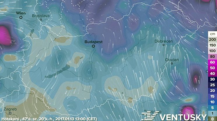 Mindent tud / Fotó: Ventusky.com