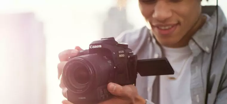 Canon EOS 80D - lustrzanka z czułym 45-punktowym systemem AF