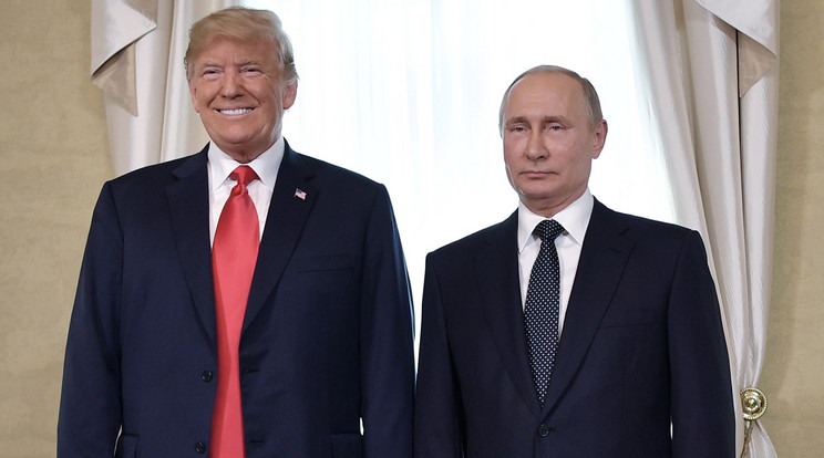Trump és Putyin /Fotó:MTI -EPA - ALEXEY NIKOLSKYSPUTNI