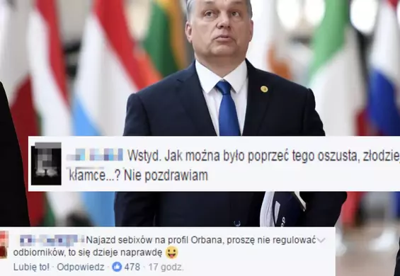 Zwolennicy PiS zaatakowali Orbana na jego FB. Oczywiście po polsku