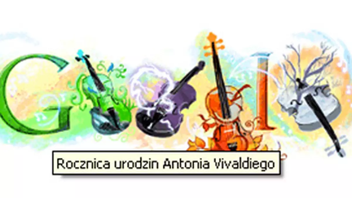 Antonio Vivaldi w Google - 332 rocznica urodzin