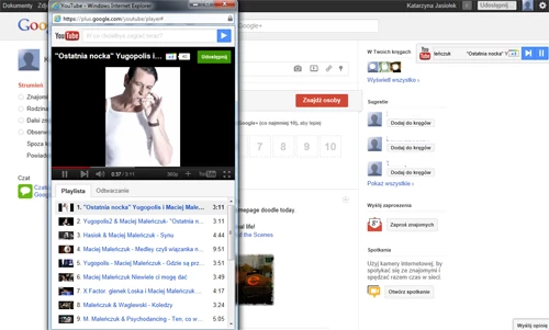 Trzeba przyznać, że z YouTube w Google+ korzysta się pod niektórymi względami wygodniej niż z samego YT