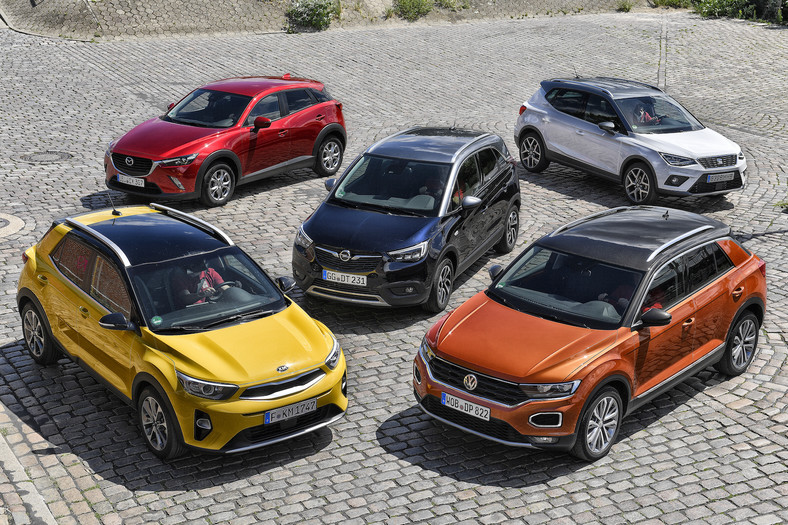 Kia Stonic, Mazda CX-3, Opel Crossland X, Seat Arona i Volkswagen T-Roc