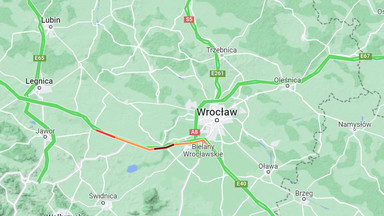 Utrudnienia na A4 koło Wrocławia. Korek ma ponad 30 km i wydłuża się