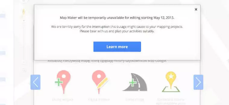 Google zamyka społecznościowy edytor map