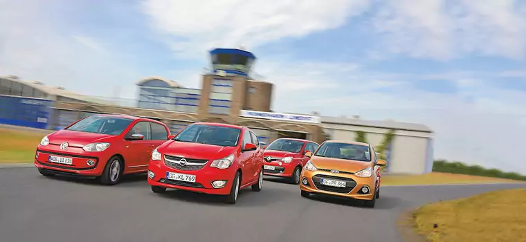 Volkswagen up! kontra Opel Karl, Renault Twingo i Hyundai i10 - który jest najlepszy w klasie