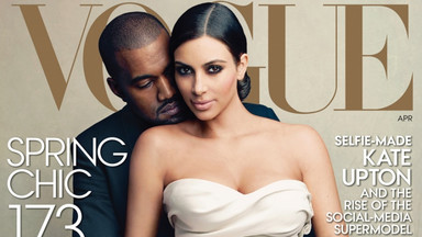 Kim Kardashian w suknie ślubnej na okładce "Vogue'a"!