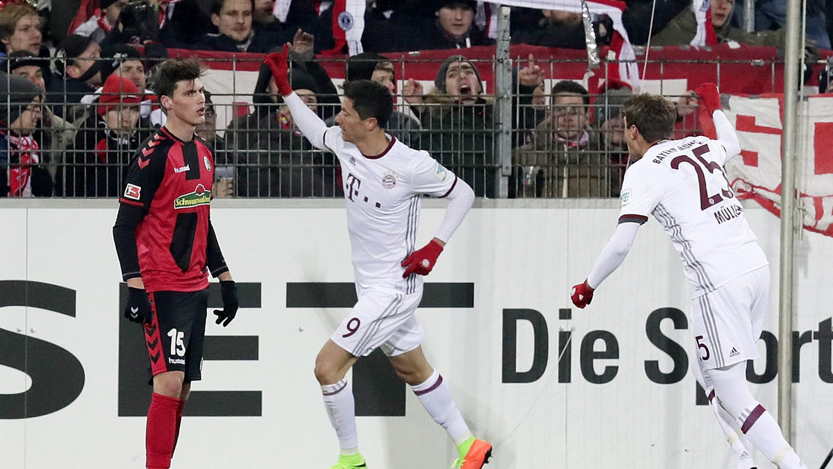 Robert Lewandowski zdobył obie bramki dla Bayernu Monachium w wyjazdowym meczu z Freiburgiem (2:1) na inaugurację rundy rewanżowej niemieckiej ekstraklasy piłkarskiej. Polak ma już 14 ligowych goli w tym sezonie i jest drugi w klasyfikacji strzelców.