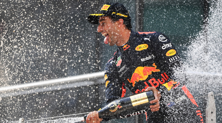 Daniel Ricciardo nyerte a Kínai Nagydíjat /Fotó: AFP