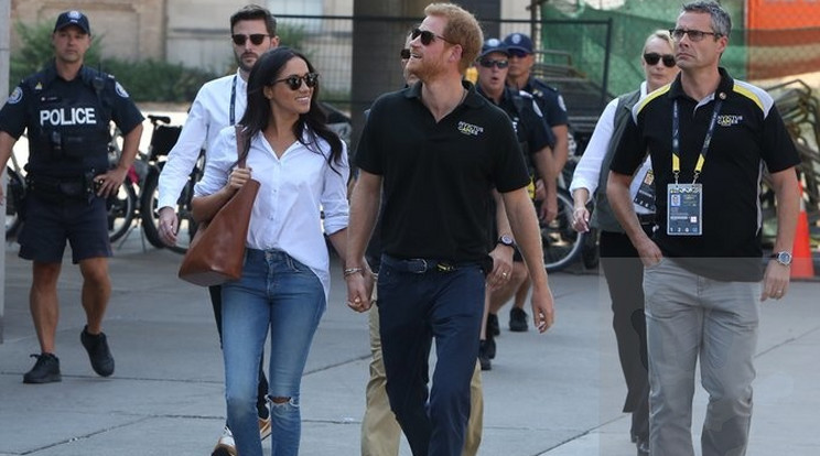 Meghan Markle teljes szettje árban jócskán lepipálta Harry hercegét, pedig a királyi sarj nagyobb lábon él /Fotó: Profmedia-Reddot