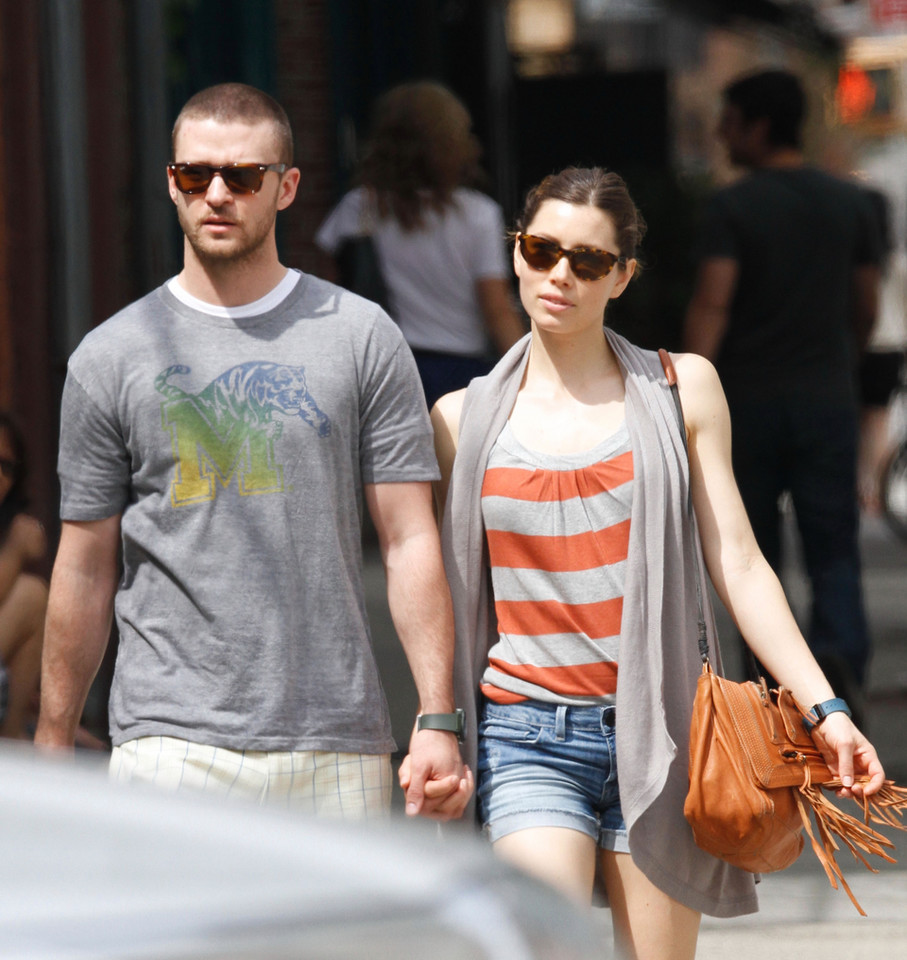 Jessica Biel i Justin Timberlake w Nowym Jorku