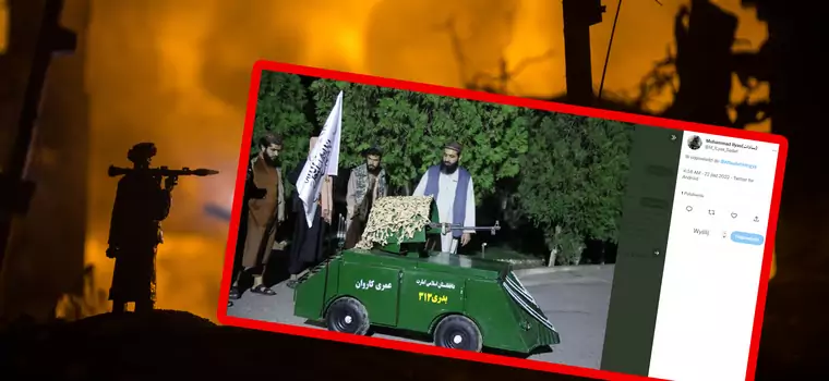 Talibowie mają nowy zdalnie sterowany "czołg". Na razie zabija śmiechem