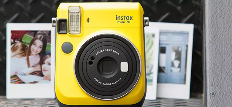 Instax MINI 70 - aparat Fujifilm do natychmiastowego selfie