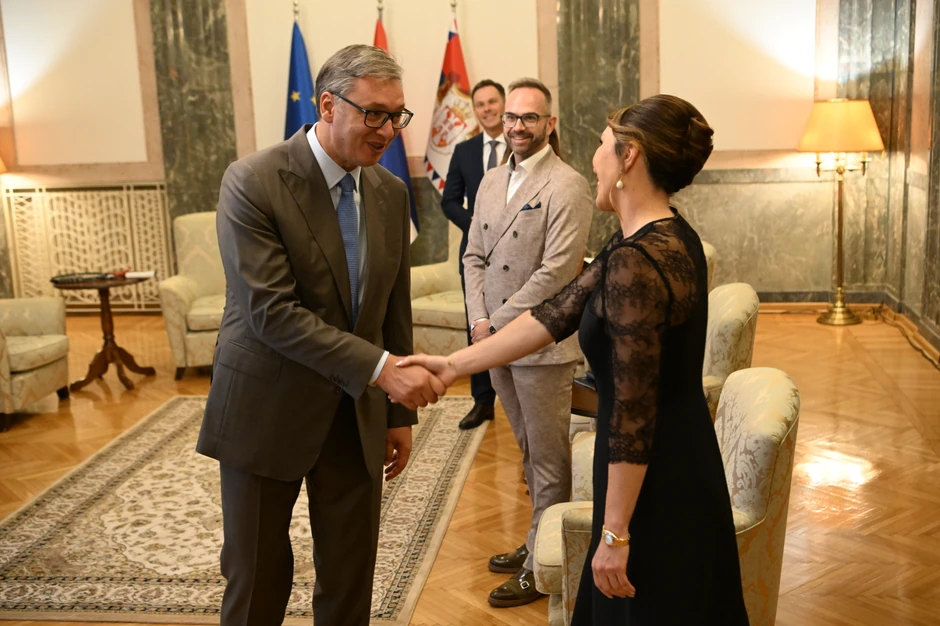 Aleksandar Vučić i Jelena Janković