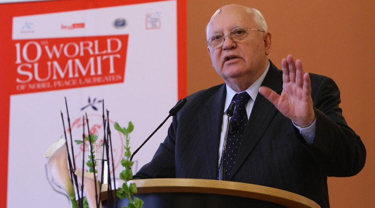 A Nobel-békedíjas Gorbacsov /Fotó: Europress-Getty Images