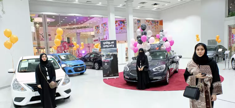 Wystawa samochodów - tylko dla kobiet